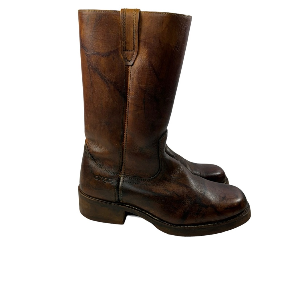 Vintage ACME Dingo DI07207 Square Toe cowboy Boots Size 10 EW